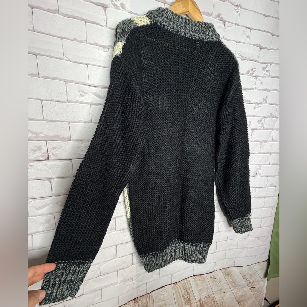Vintage‎ Circola Moda Chunky Knit Sweater | 90s Grunge Cozycore Oversized / Med - Picture 4 of 7